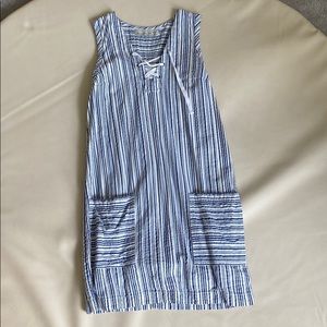 Abercrombie XS Tall Blue/White Stripe Dress